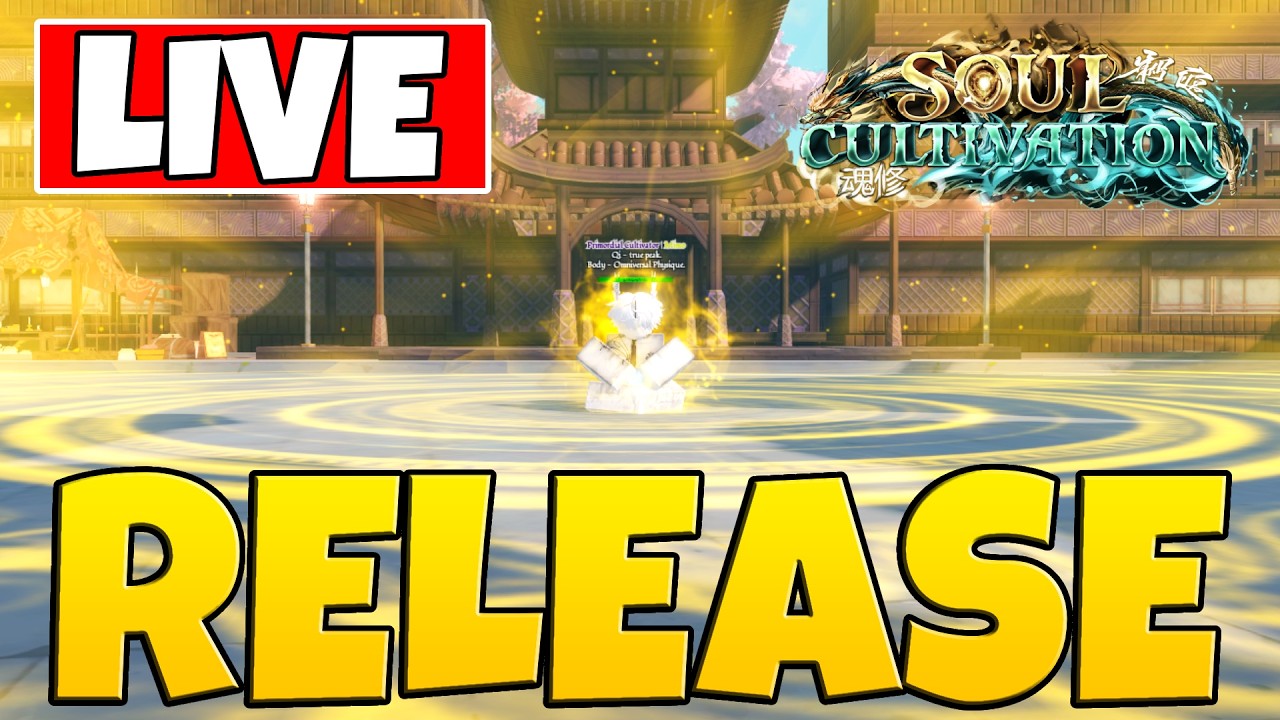 🔴 LIVE | Roblox Soul Cultivation RPG &ndash; NEW GAME RELEASE | Progression, Grinding & Boss Fights