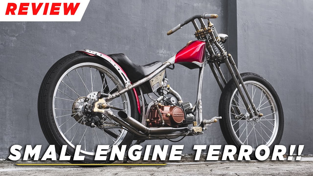 CHOPPER MESIN BEBEK!! Small engine terror by enggal modified