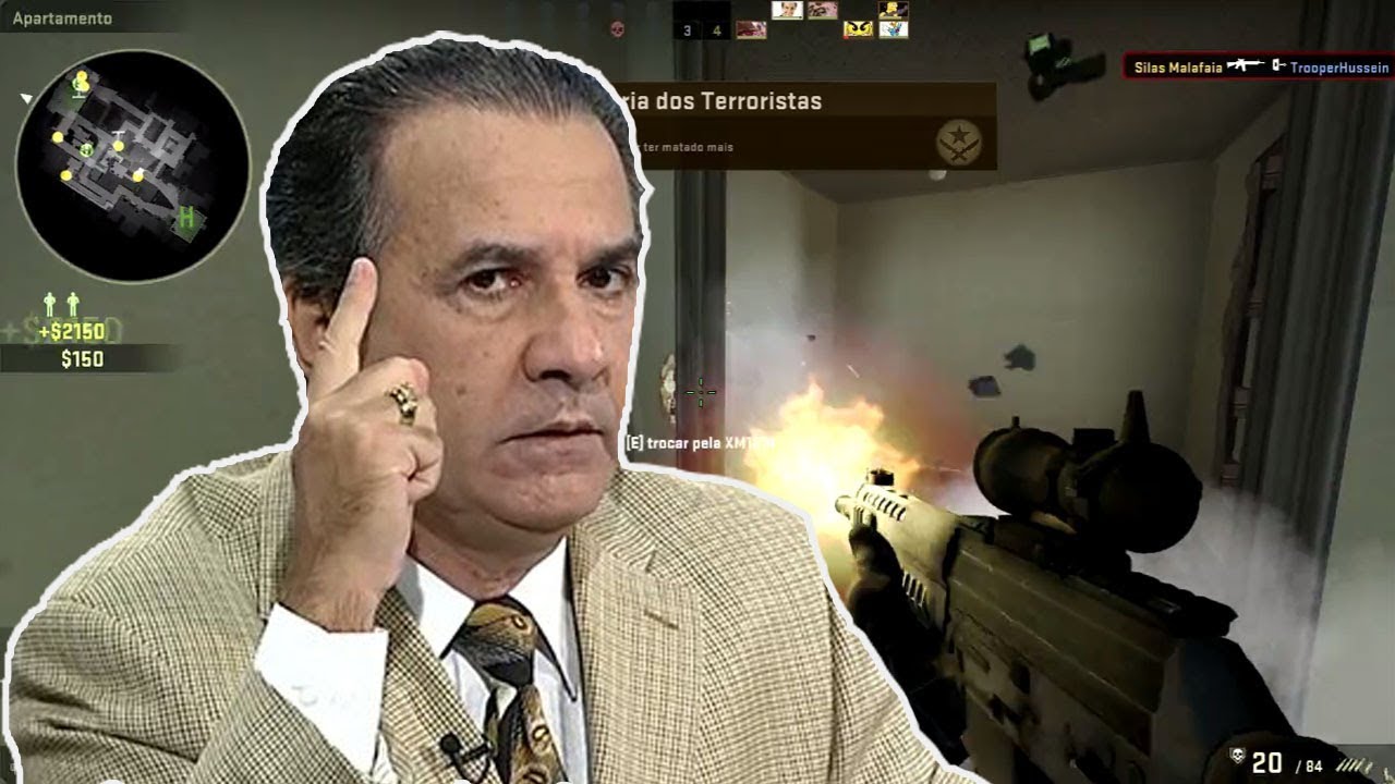 SILAS MALAFAIA JOGANDO COUNTER-STRIKE: GO