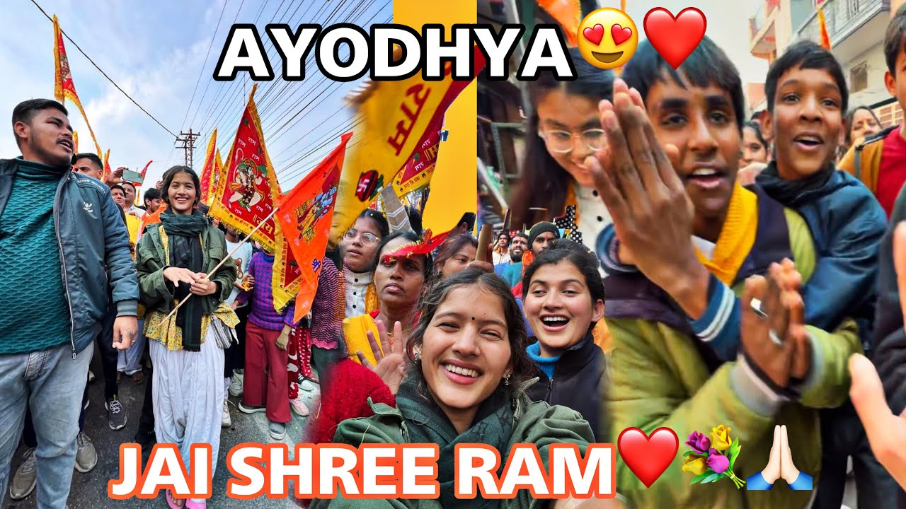 AYODHYA JA PAUNGI M ?🛕  || JAI SHREE RAM || ARTI CHAUDHARY VLOG