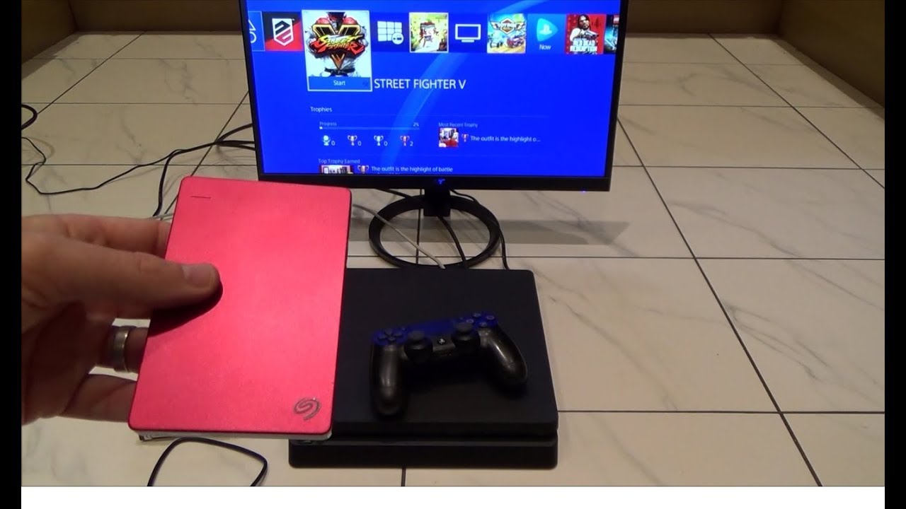 How to Increase PS4 Slim Storage using External Hard Drive