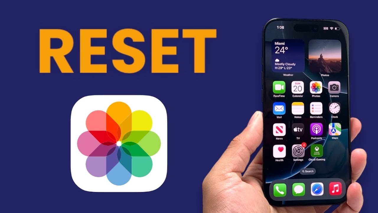 How To Reset Photos App on iOS 18