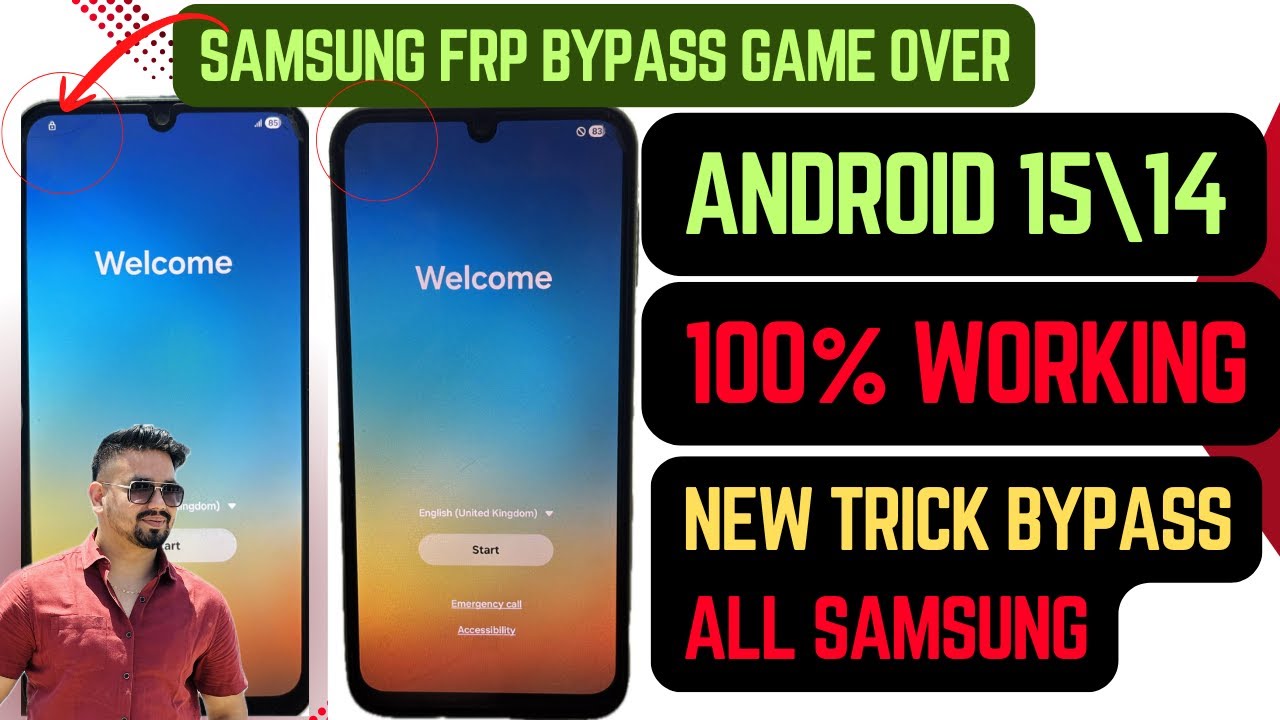 Samsung FRP Bypass Android 15 100% Free  | Bypass Samsung FRP on Android 15