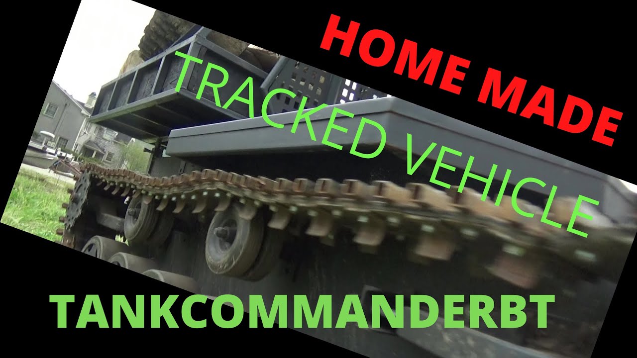 Homemade tracked vehicle (hill climb)