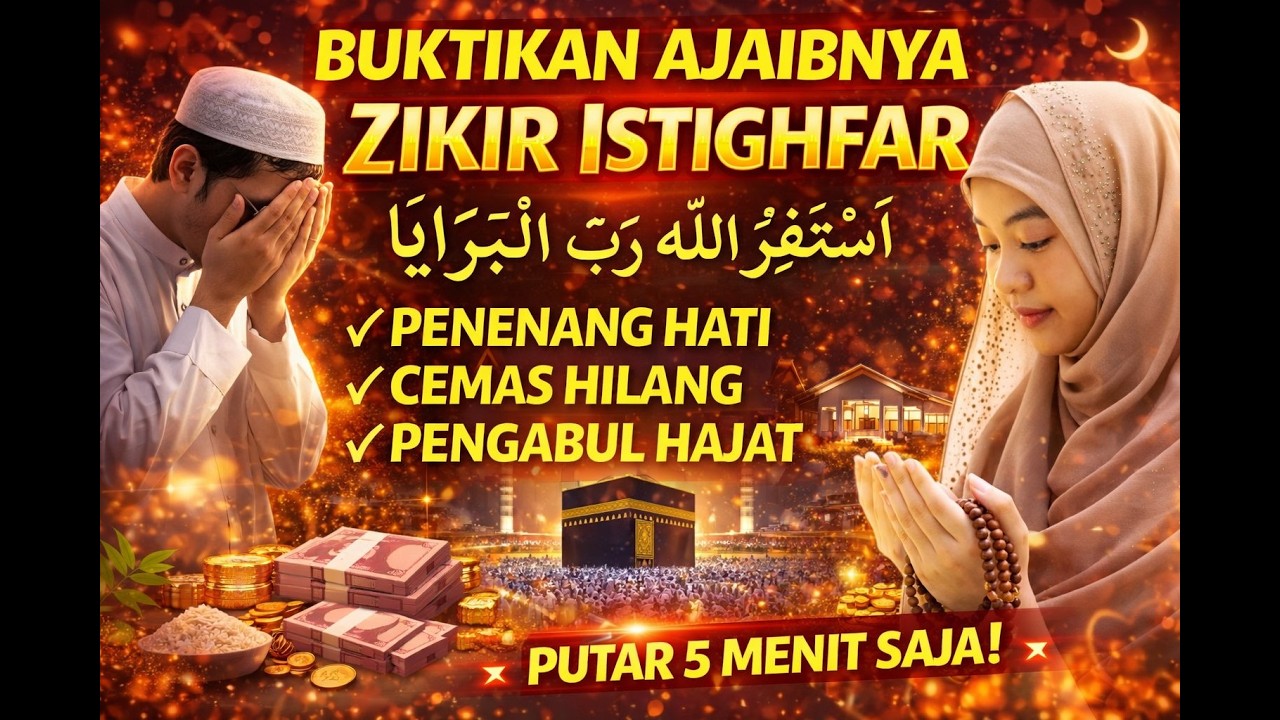 BUKTIKAN SENDIRI AJAIBNYA ZIKIR ISTIGHFAR - SHOLAWAT TAUBAT NASUHA PENENANG HATI DAN PENGABUL HAJAT
