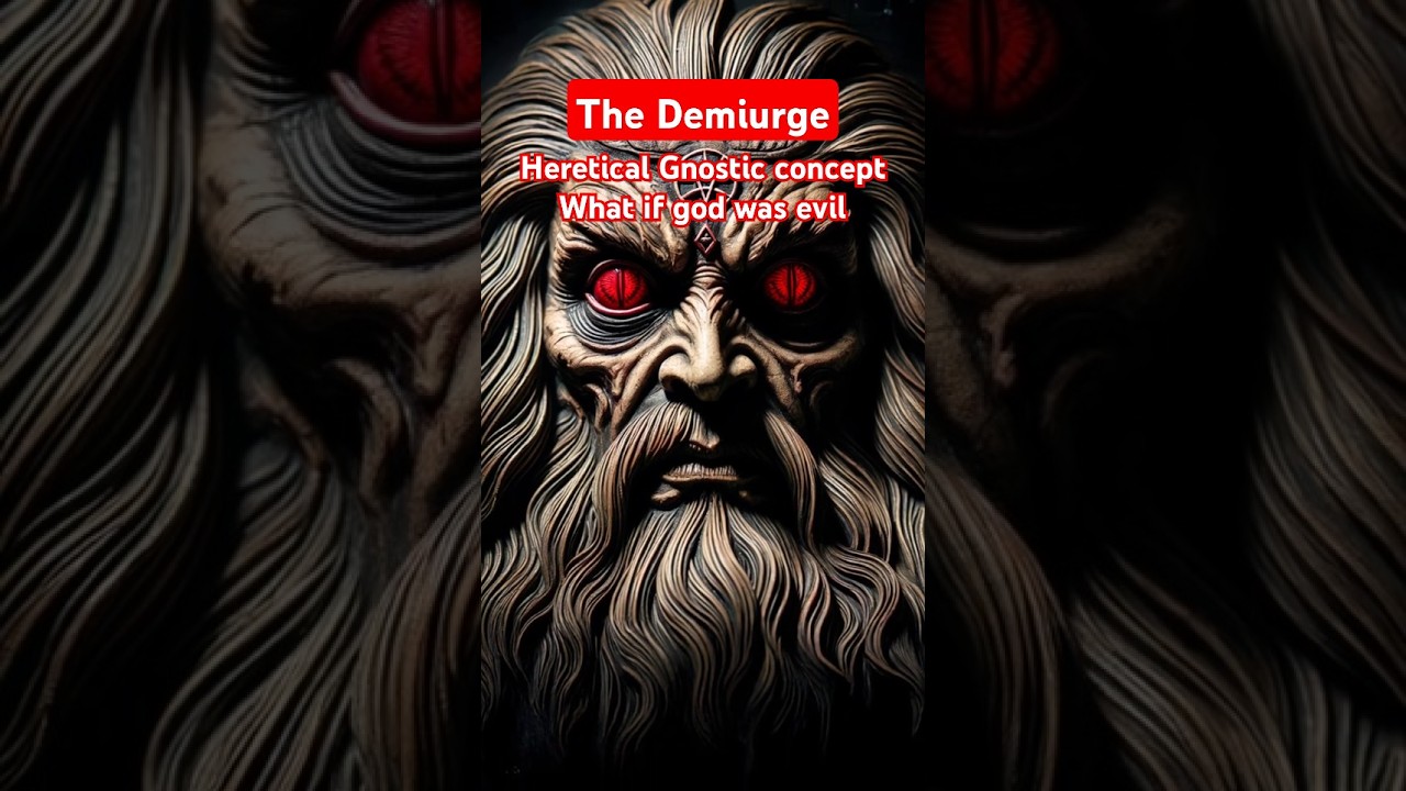 The Demiurge - Heretical Gnostic Concept - God is Evil