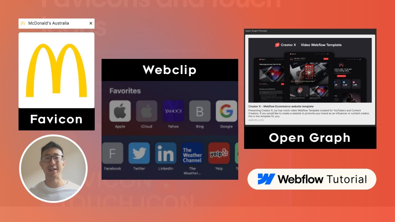Освоение Favicon, Webclip и изображений Open Graph в Webflow | Полное руководство и советы по SEO!
