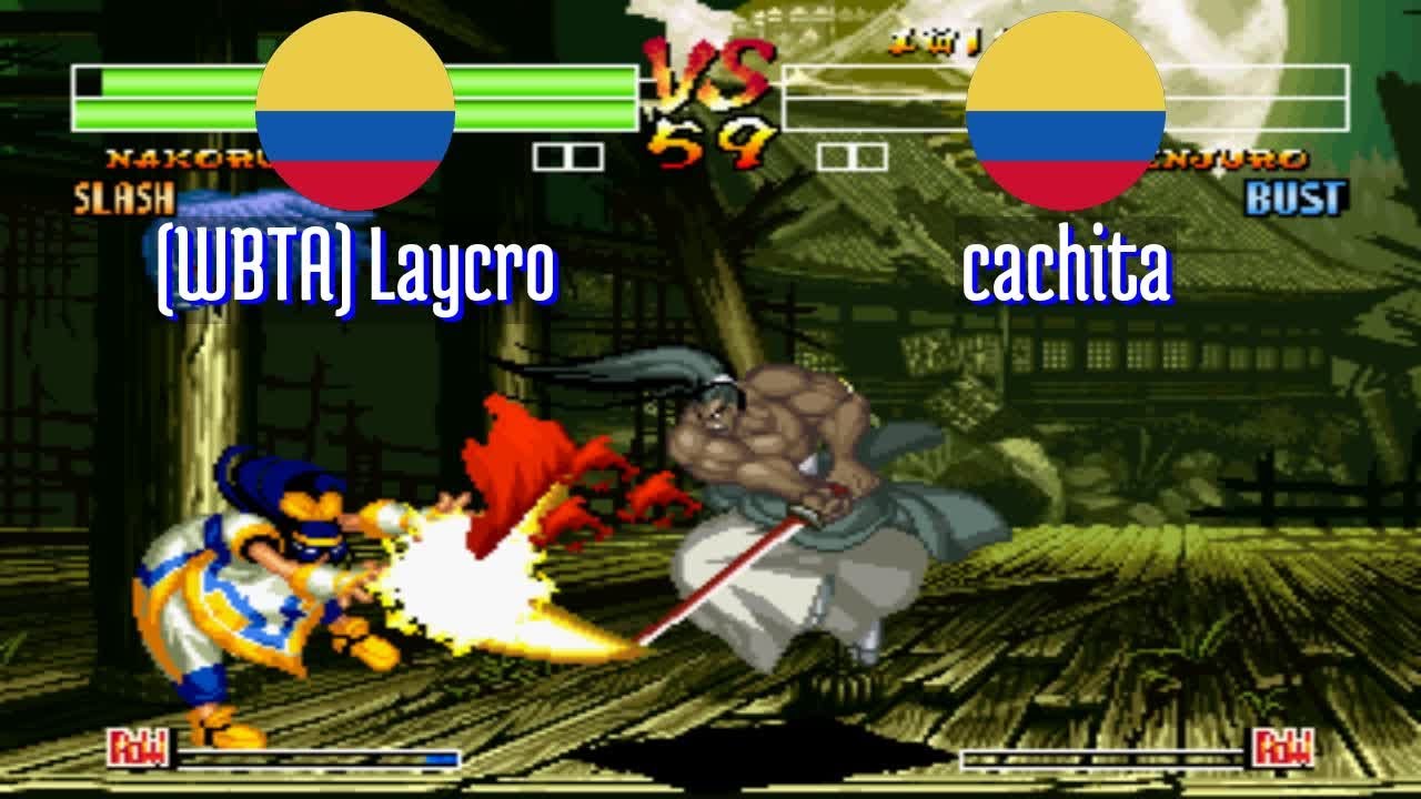 FT5 @samsho4: (WBTA) Laycro (CO) vs cachita (CO) [Samurai Shodown IV Fightcade] Mar 8