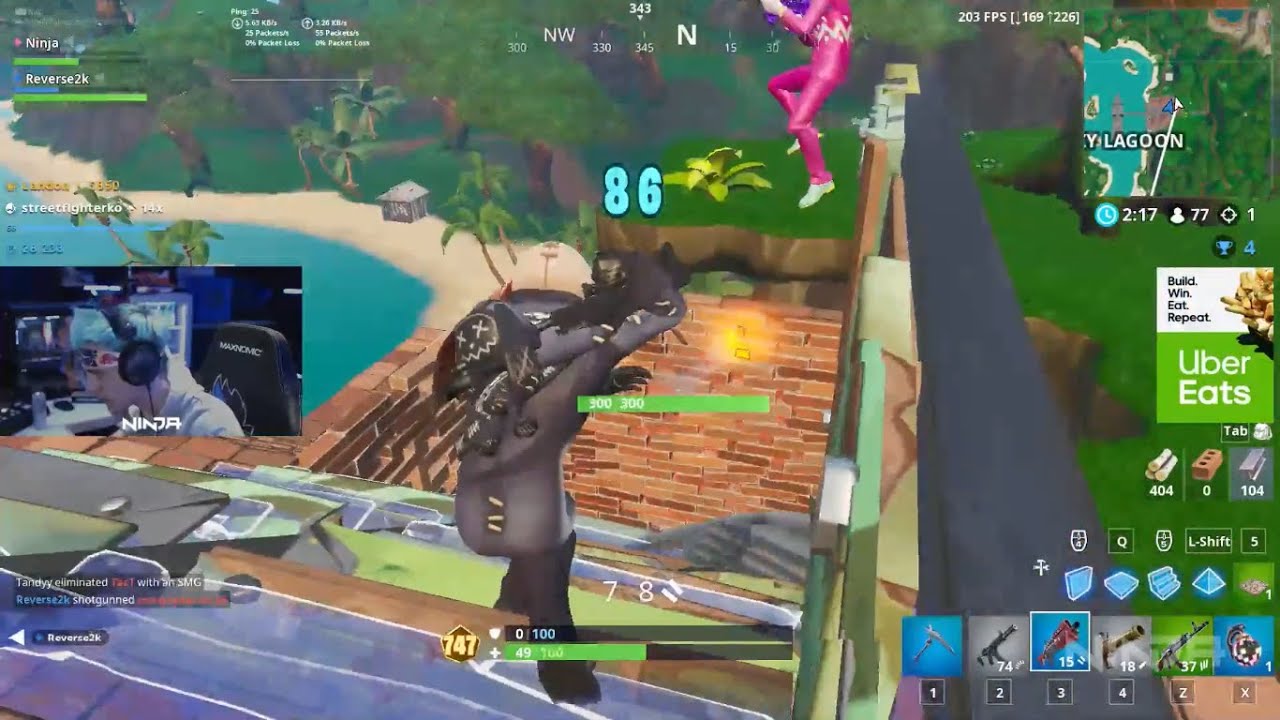 Ninja 200 IQ Play With FlintKnock Pistol (Fortnite Battle Royale Epic And Funny Moments #36)