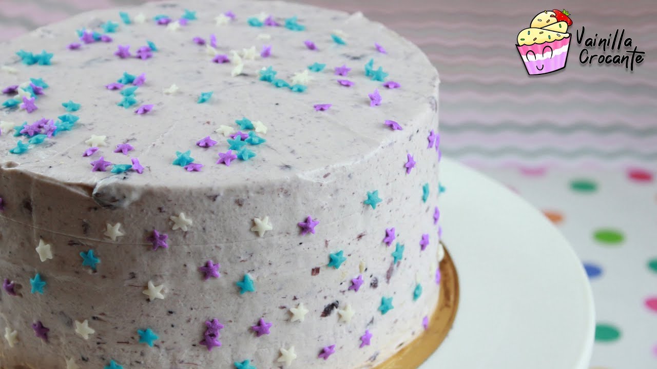 PASTEL DE CUMPLEAÑOS SIN AZÚCAR ¡Y bajo en grasas! │ Vainilla Crocante