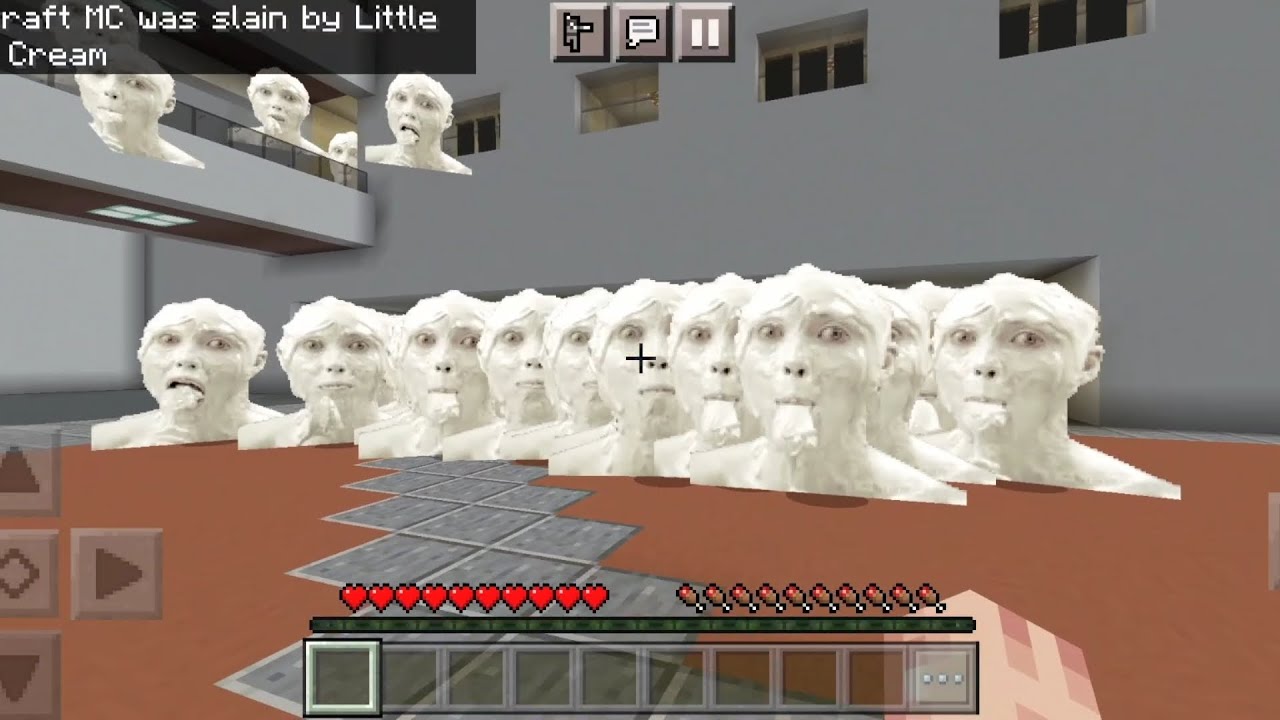 Too Much Little Baby Ice Cream Nextbot in Minecraft PE | #memes