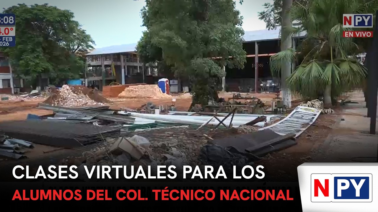 Clases virtuales para los alumnos del Col. Técnico Nacional