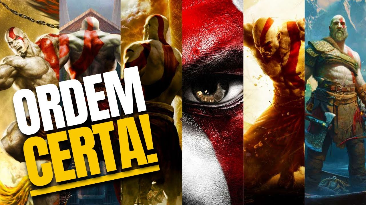 A ORDEM CORRETA PARA SE JOGAR GOD OF WAR!