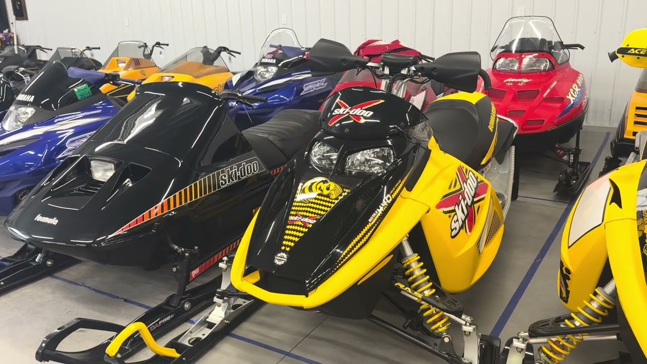 Skidoojunky’s Vintage Ski-Doo spotlight, Jimmy John Liautaud and Blake Pluemer collections.