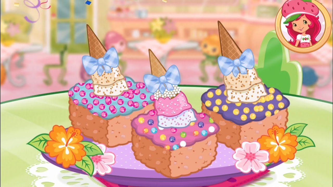 Strawberry Shortcake Bake Shop - Super Squares - Fun Cooking Gameplay