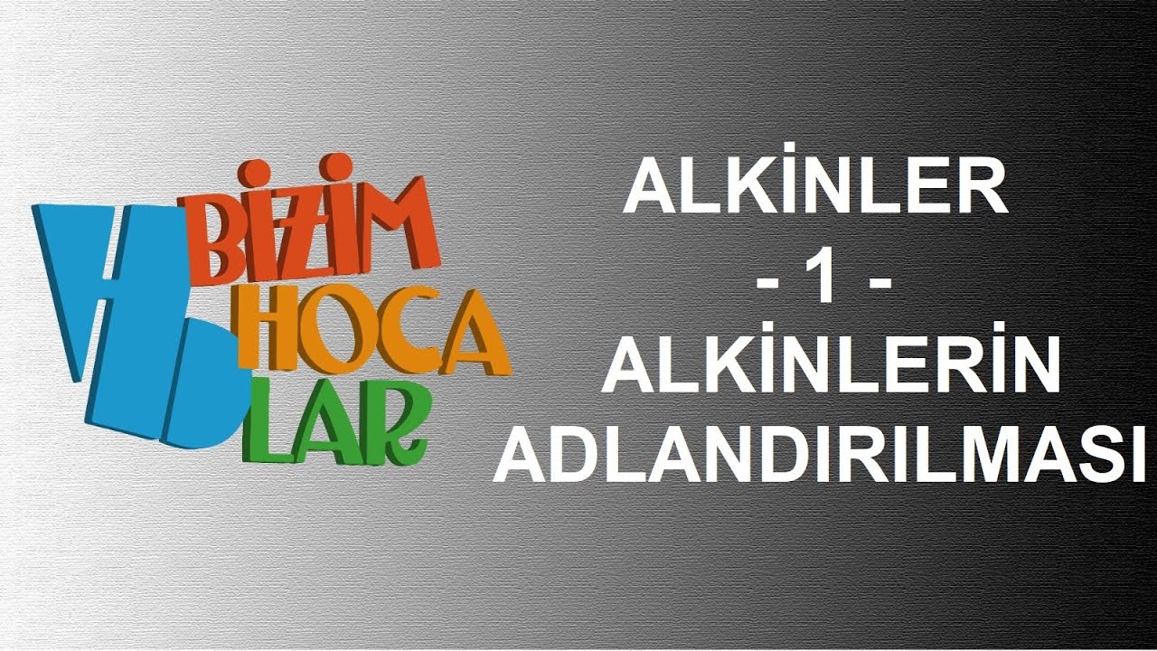 HİDROKARBONLAR - ALKİNLER 1 - 12. SINIF - AYT