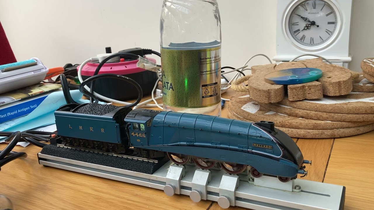 Hornby Live Steam Mallard rolling road test