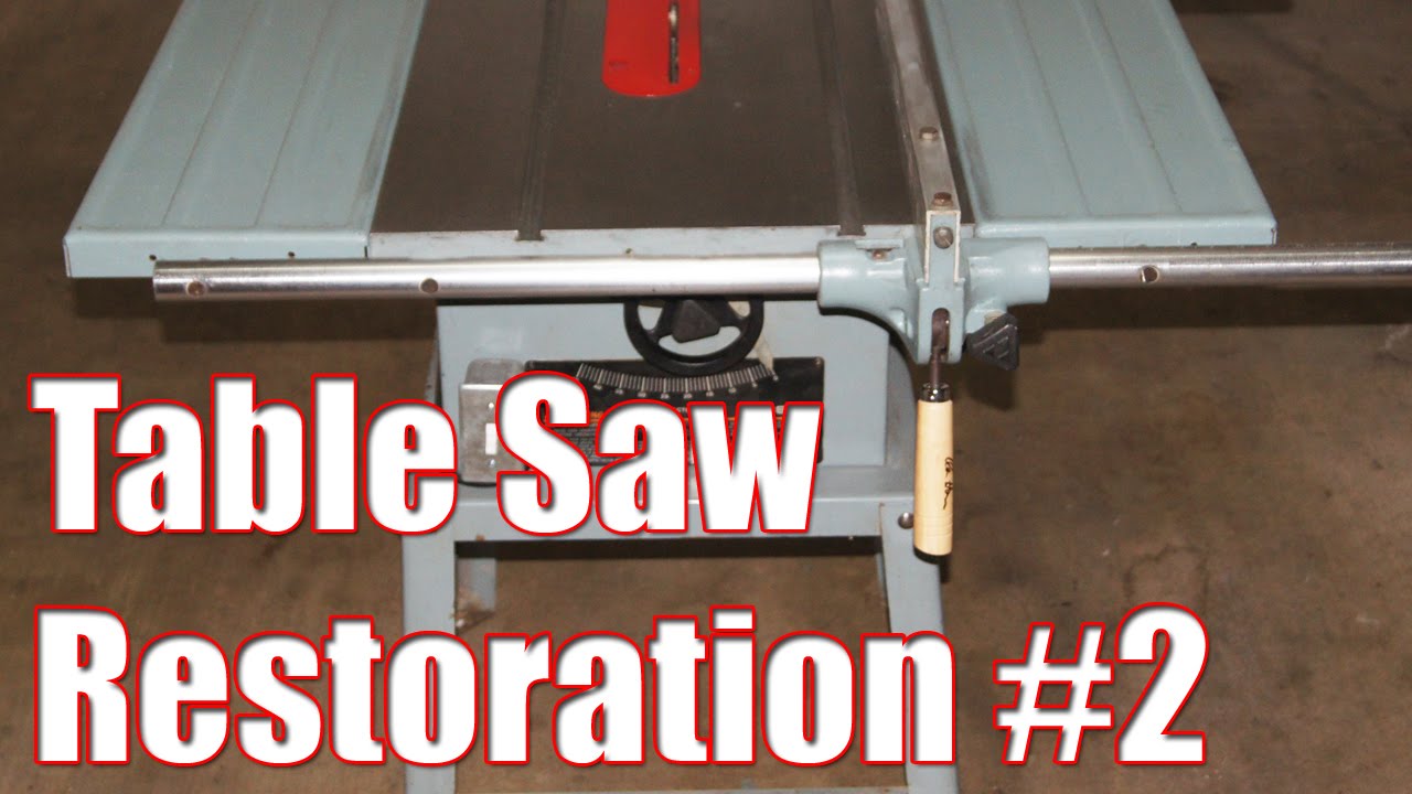 Table saw restoration part 2
