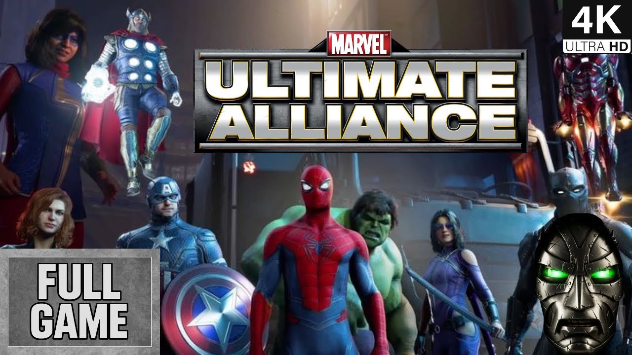 Marvel: Ultimate Alliance (PC) Full Gameplay Walkthrough | No Commentary | 4K 60FPS | AGR 🔥