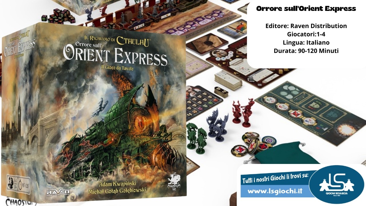Orrore sull'Orient Express - Il Gioco da Tavolo - Raven Distribution