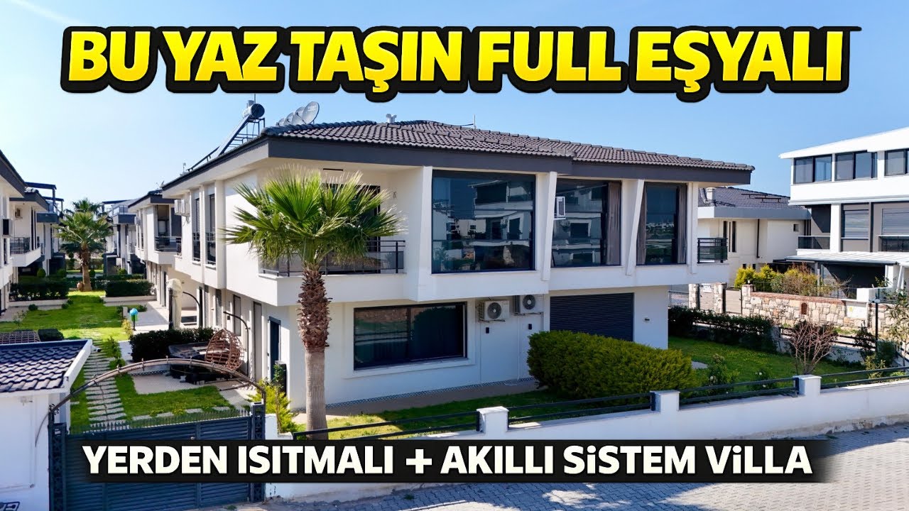 En Uygun En Mantıklı Villa Didim Merkezde Havuzlu Eşyalı Eksiksiz (D-81)