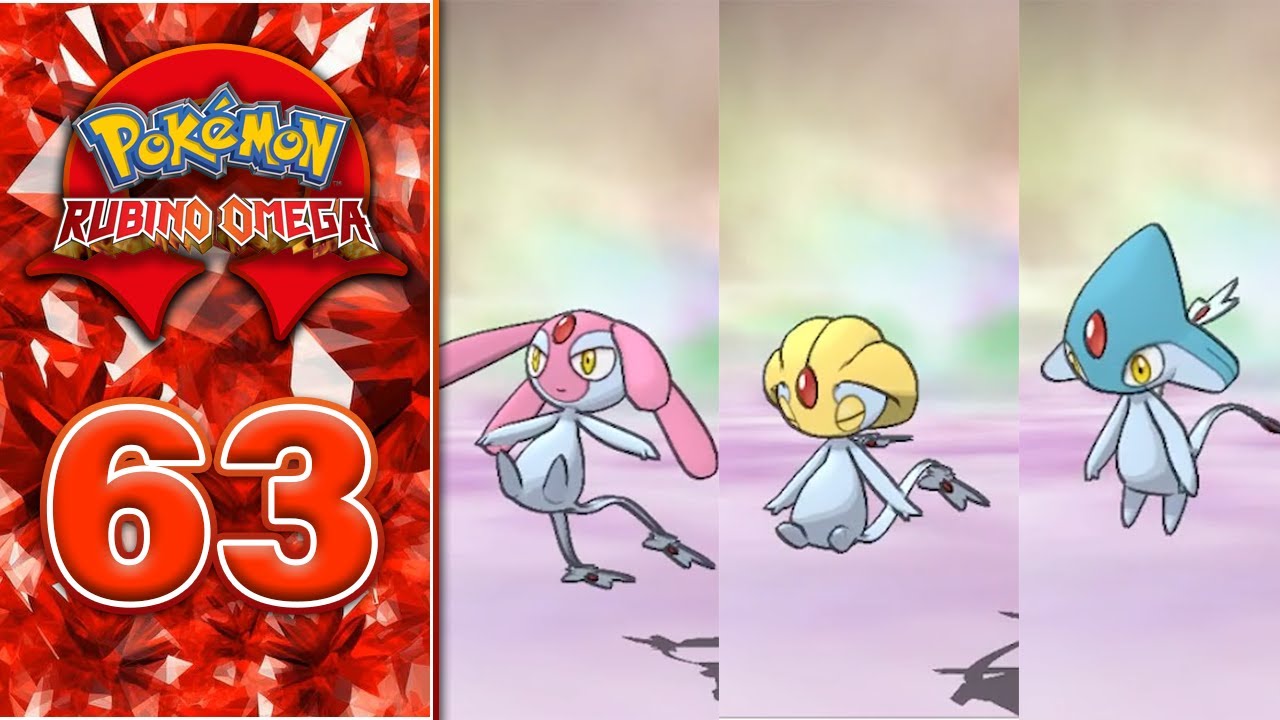 MESPRIT UXIE E AZELF! Parte 63 - Pokémon Rubino Omega