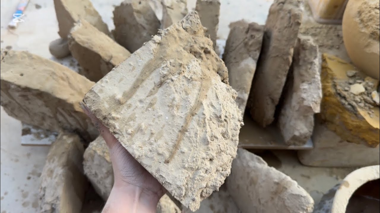 Pure mud dirt dry& water crumbling satisfying video 🔥ymmmy 👌
