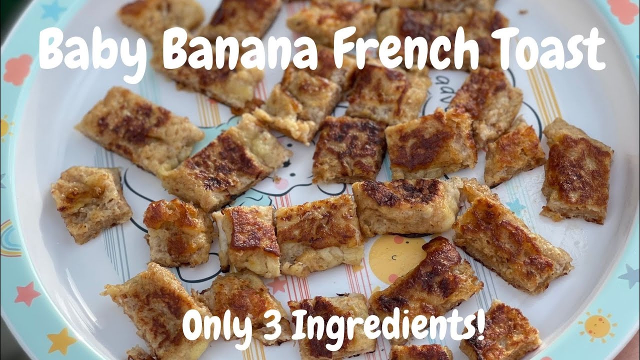 Banana French Toast | Baby Food Recipes (BLW) | Egg Bread For Breakfast | Egg Bread Toast