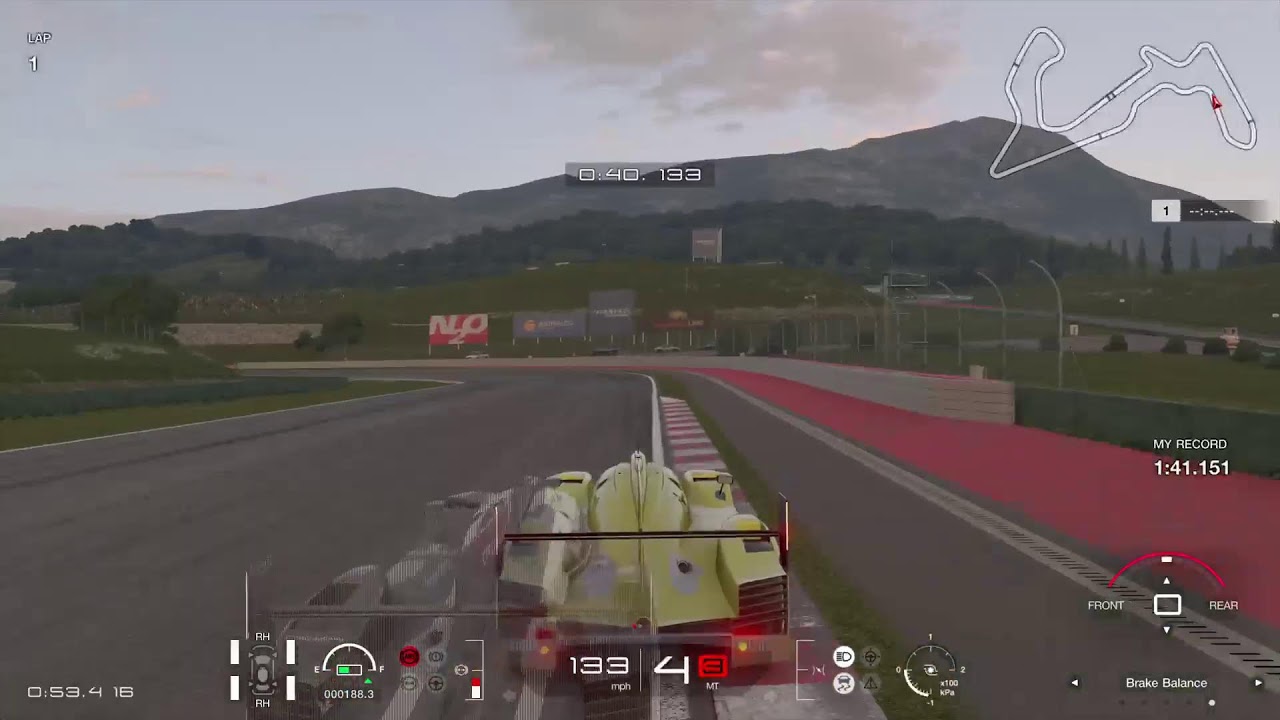 Online Time trial at autdrome lego circuit