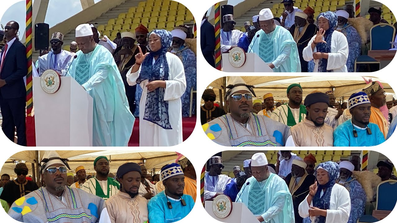 John Dramani Mahama at Independence Square for Eid prayers with Muslims across Ghana 