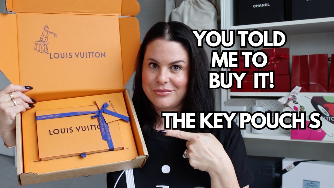 LOUIS VUITTON KEY POUCH S UNBOXING |Jerusha Couture