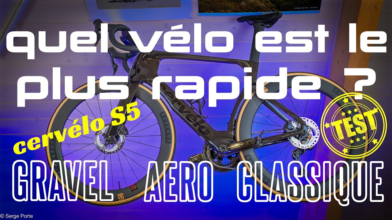 quel est le vélo le plus rapide ?  Aéro CERVELO S5 - Gravel Superior - Classique Technique Cycles