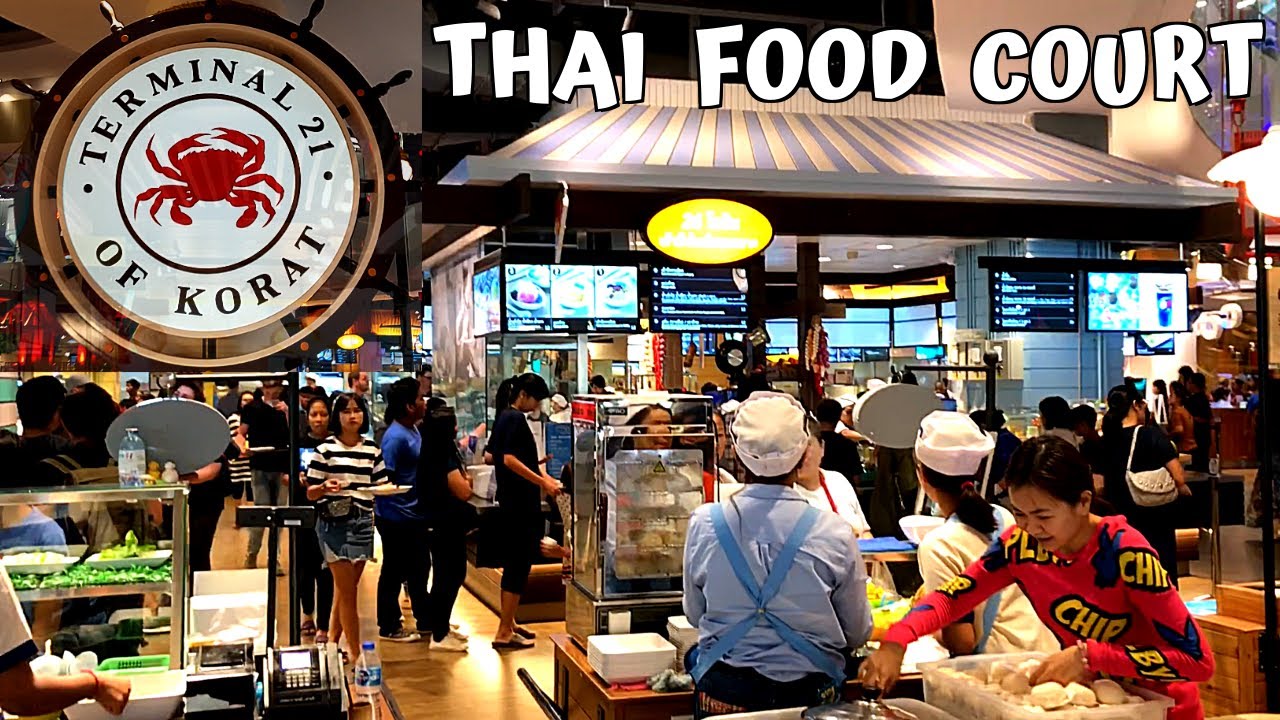 Cheap & Delicious Food at Thailand TERMINAL 21 KORAT Food Court | Street Food Prices!