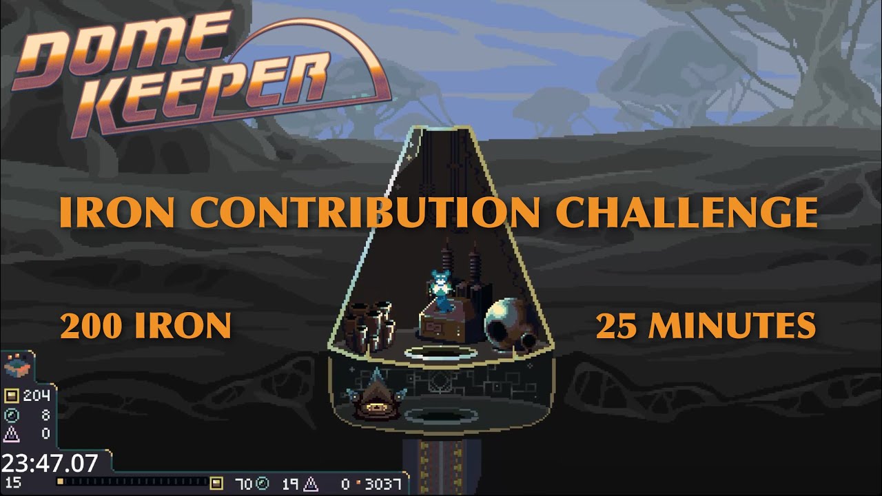 Iron Contribution Challenge Tutorial - Dome Keeper