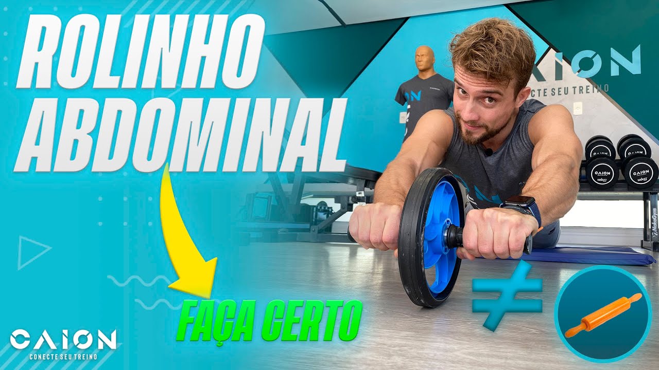 Rolinho abdominal: maneira correta para fortalecer e definir o abd&ocirc;men sem dores na coluna