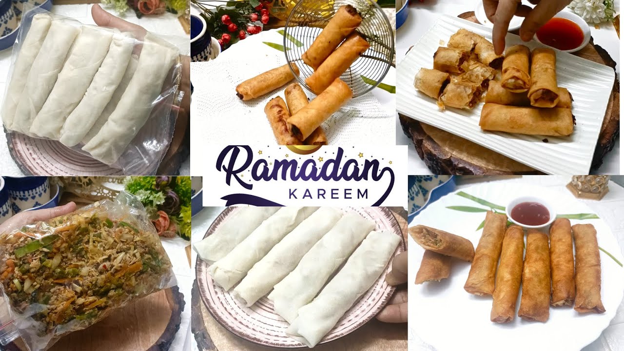 Make And Freeze Chicken Spring Rolls| Ramadan Special Recipes By Yasmeen Saifi 