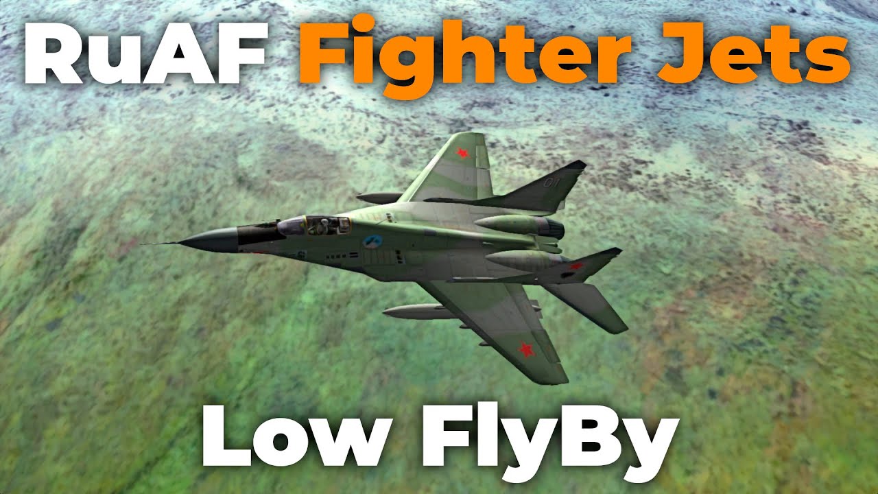 Russian Fighters low flyby | Mach loop | LockOn: Modern Air Combat 1.02 | SanT Plays