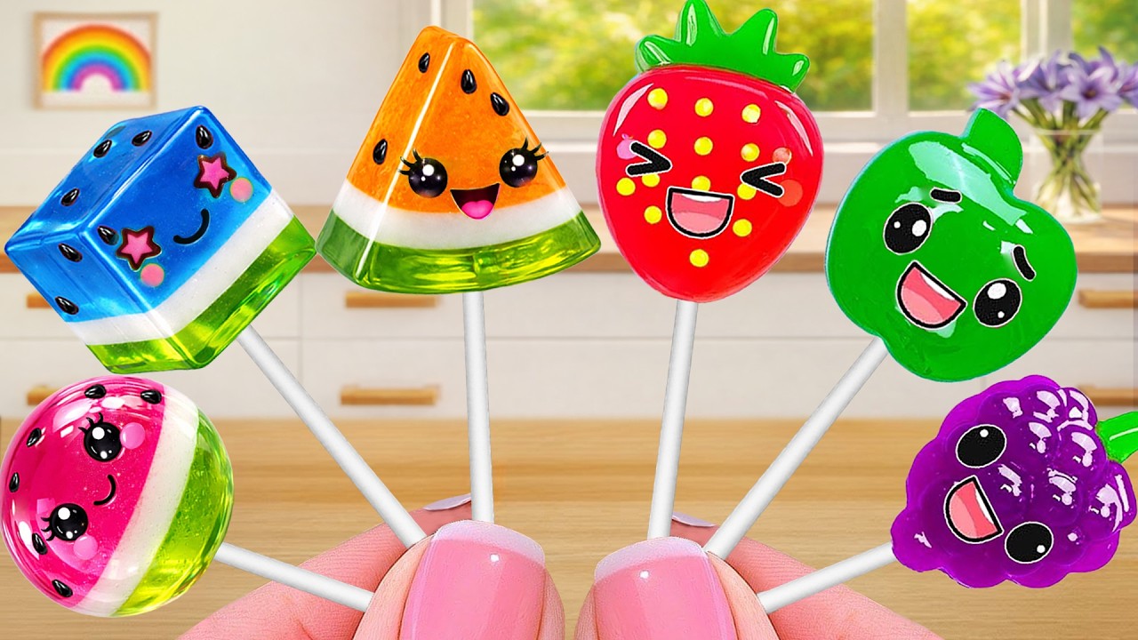 Adorable Mini Rainbow Fruit Jelly 🍉🍭 Sweet & Relaxing Miniature Dessert Decorating💗Tiny Cake Master