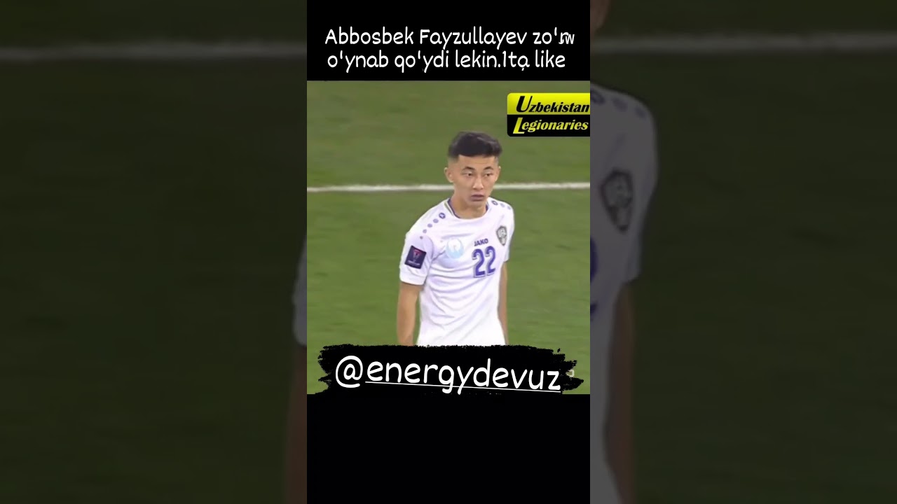 Abbosbek Fayzullayev Futbol Qiroli.#shortvideo #uzbekistan #uzb #Fayzullayev