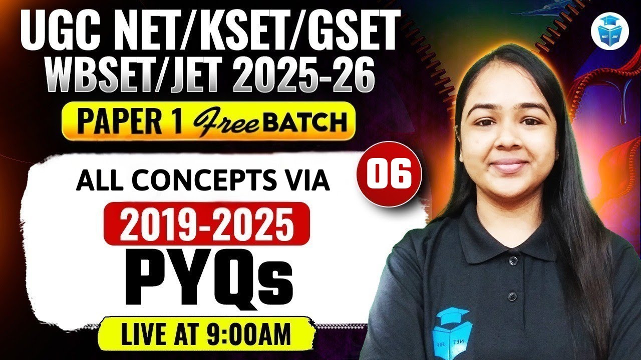 UGC NET/SET/AP 2025 | Paper 1 Mix PYQs (2019-25) | Target NET/SET/AP 2025 | JRFAdda