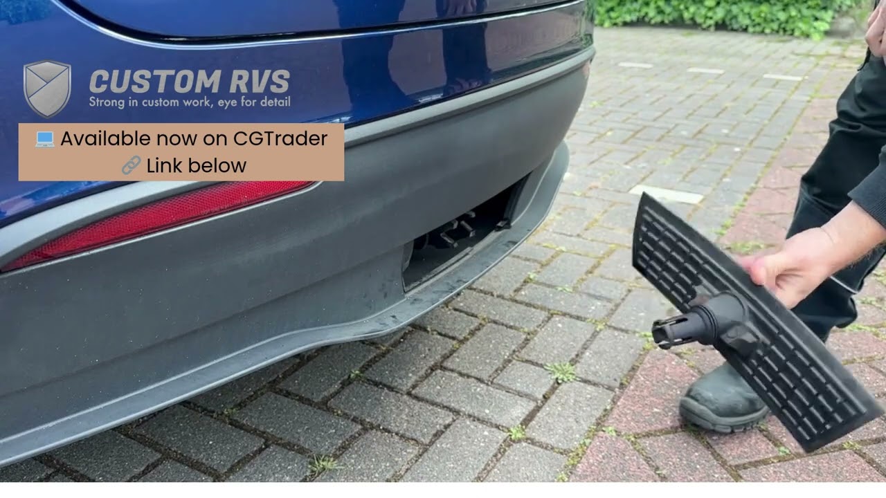 Tesla Model Y Rear Tow Hook Cover – EU Version 2020–2023, STL 3D Print File