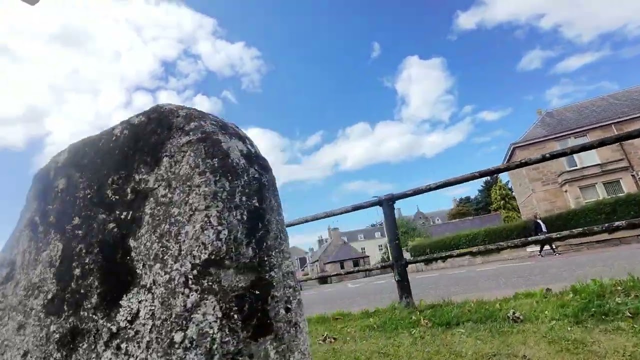 Beautiful Grant Park, Forres, Scotland.  Flower displays have been put in place by volunteers