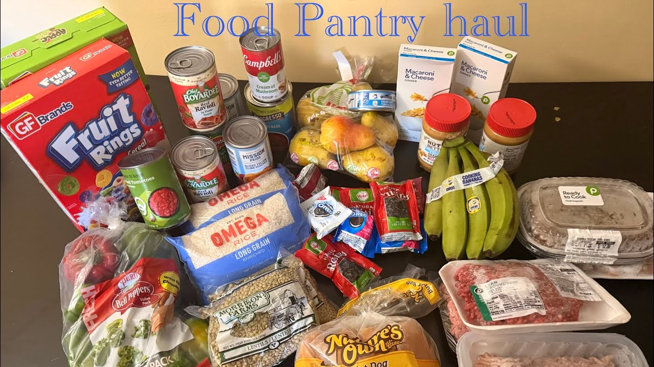 Food Pantry Haul!!! 