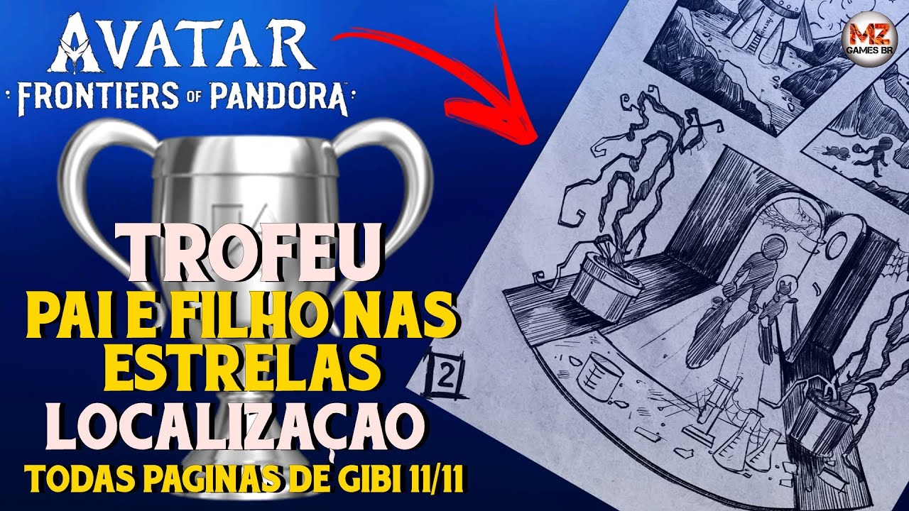 AVATAR: FRONTIERS OF PANDORA | Localização Todas PÁGINAS DE GIBI + Troféu: PAI E FILHO NAS ESTRELAS