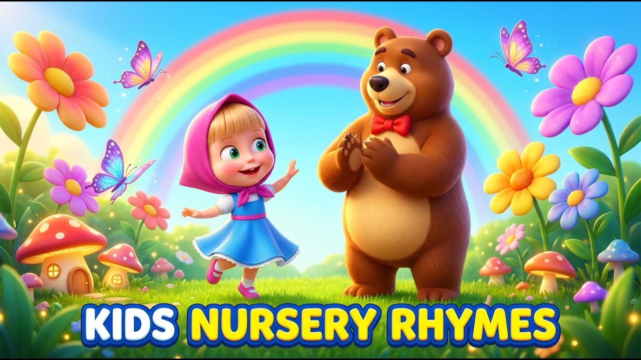 Masha and the Bear | Fun Nursery Rhymes for Toddlers & Preschool Kids