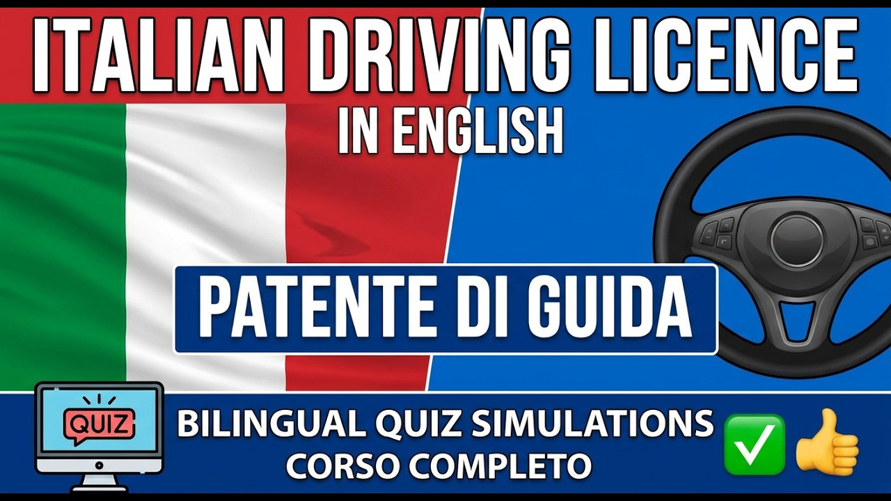 Patente Italiana in English | Italian Driving License Theory Course | Video 1