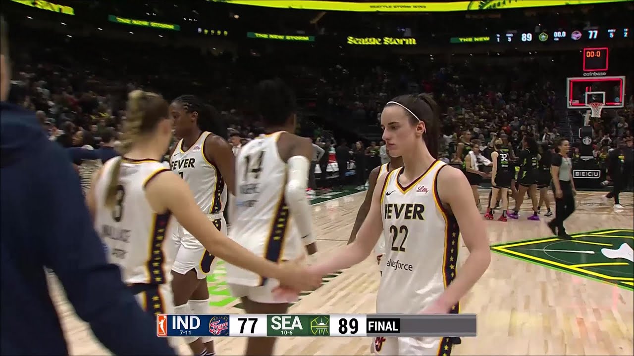 LAST 3 MINS: Indiana Fever vs Seattle Storm WNBA | Caitlin Clark, Skylar Diggins-Smith, Jewell Loyd