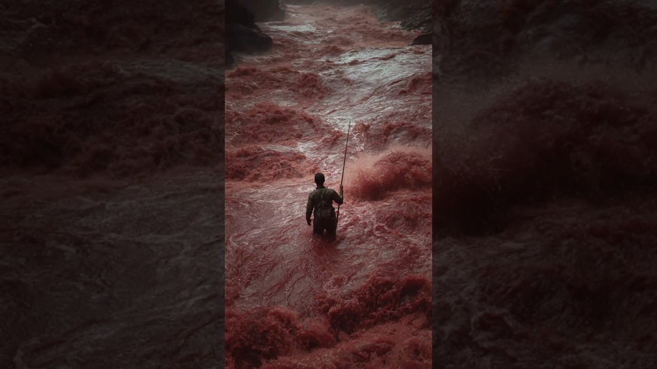 Entire River Turns Red Without Any Known Cause
