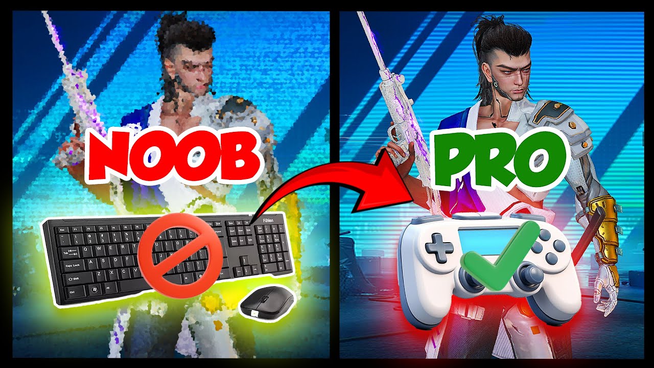 AKU mencoba bermain BLOOD STRIKE menggunakan CONTROLLER di PC