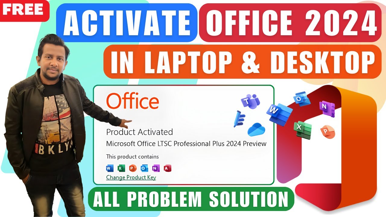 How to Activate MS Office 2024 for Free | Activate Microsoft Office 2024 in Laptop and Desktop